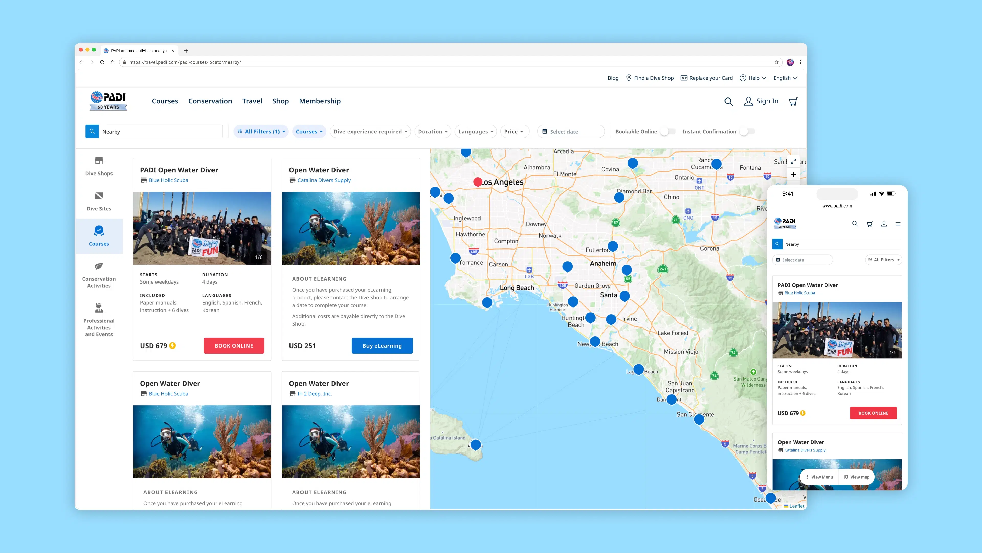 PADI - Courses v1.00