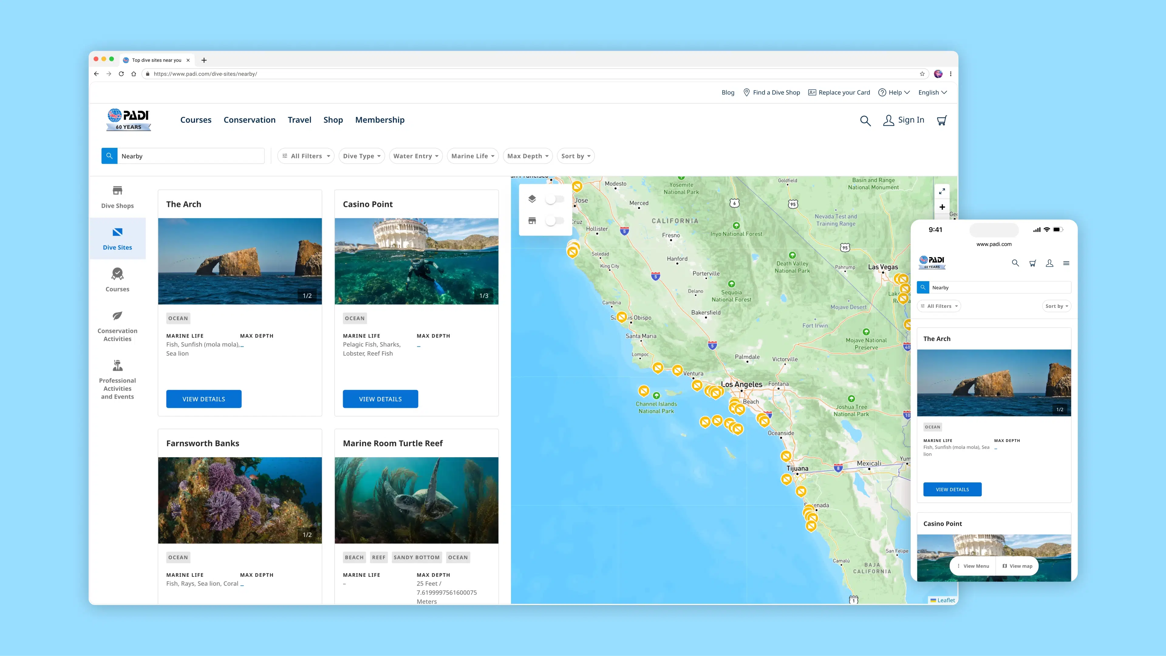 PADI - Dive Sites v1.00